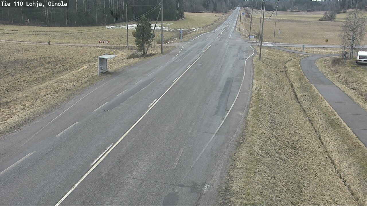 Weather Camera Image Road 110 Lohja, Oinola, Lohja, Uusimaa
