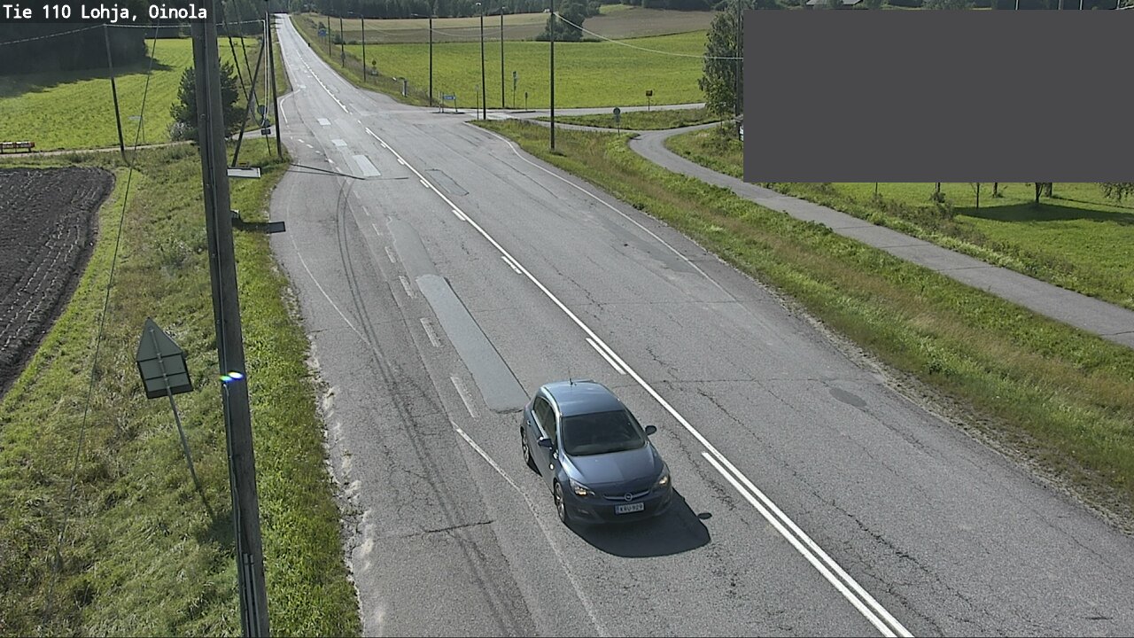 Weather Camera Image Väg 110 Lojo, Oinola, Lohja, Uusimaa
