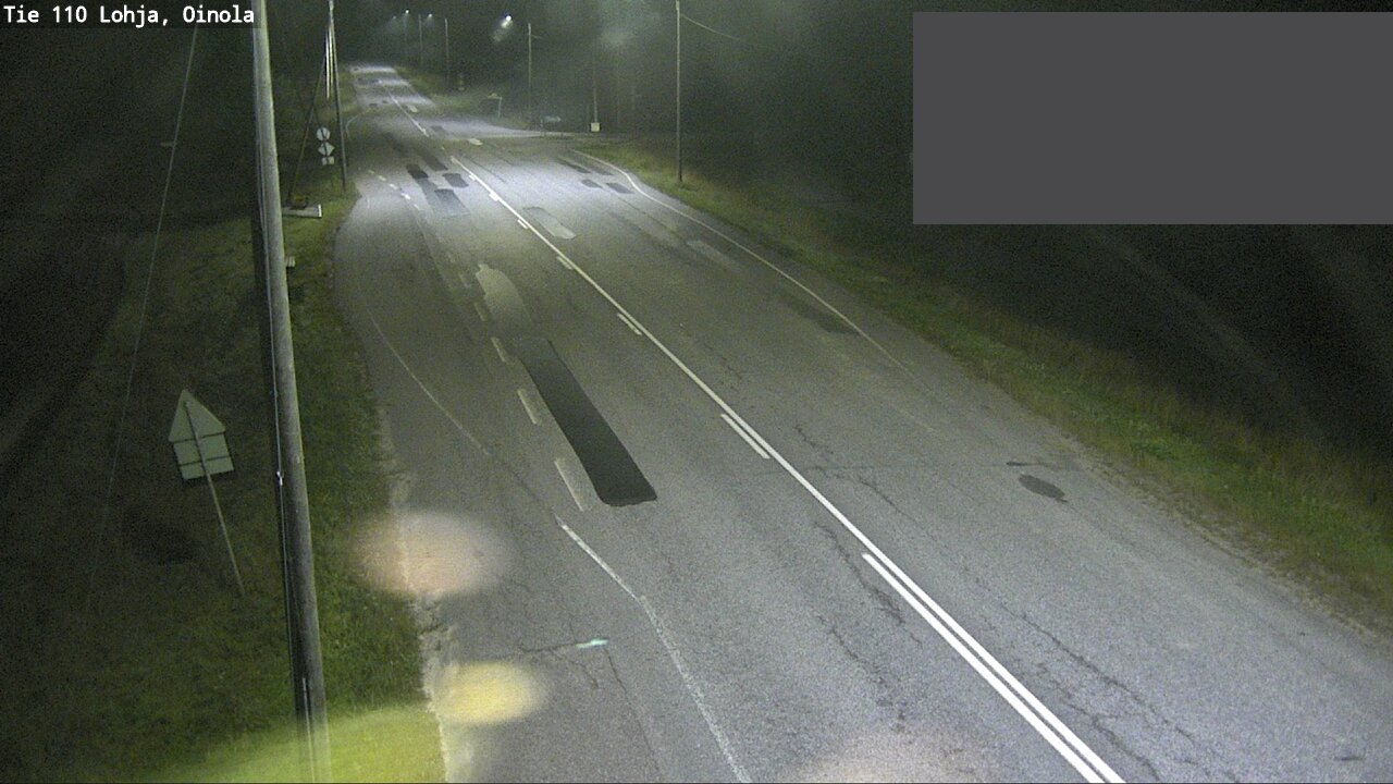 Weather Camera Image Väg 110 Lojo, Oinola, Lohja, Uusimaa