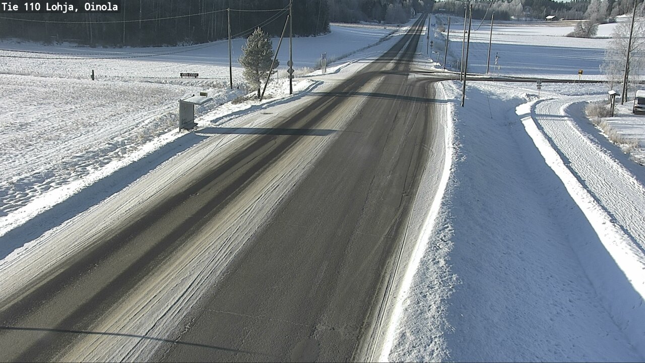 Weather Camera Image Road 110 Lohja, Oinola, Lohja, Uusimaa