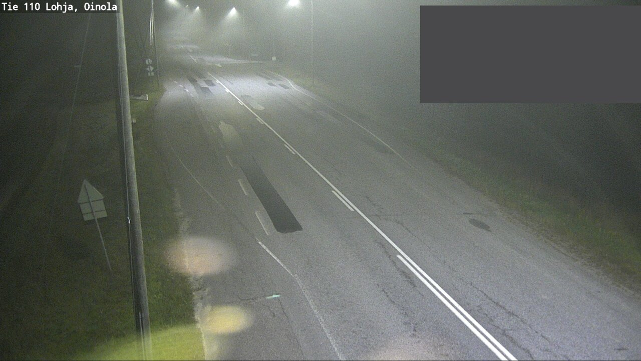 Weather Camera Image Väg 110 Lojo, Oinola, Lohja, Uusimaa