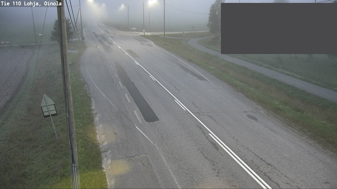 Weather Camera Image Väg 110 Lojo, Oinola, Lohja, Uusimaa