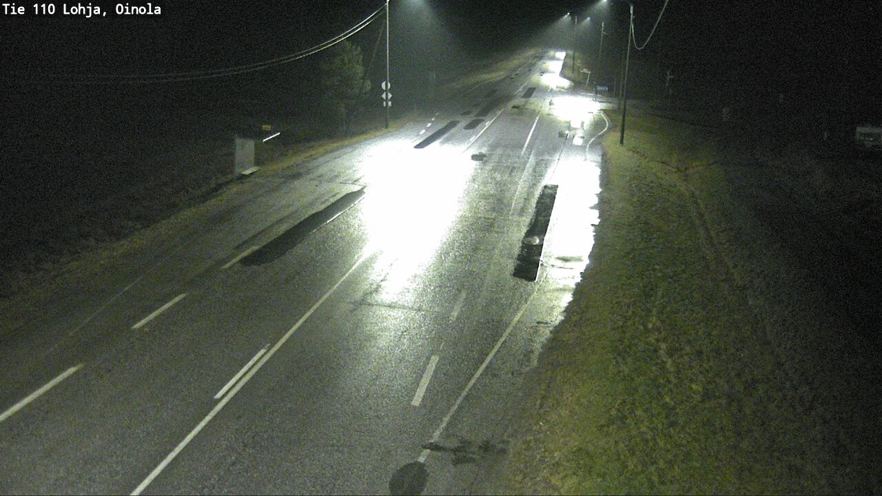 Weather Camera Image Väg 110 Lojo, Oinola, Lohja, Uusimaa