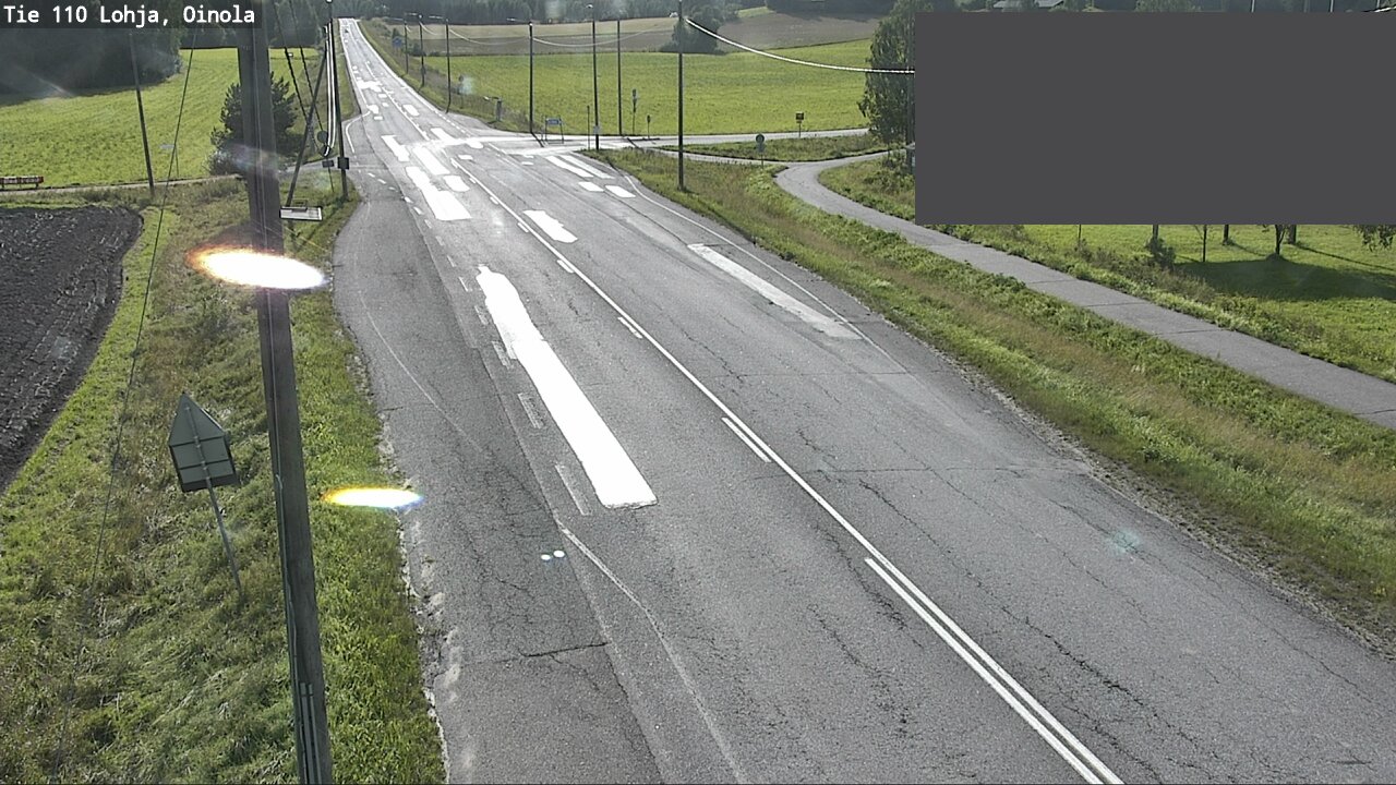 Weather Camera Image Väg 110 Lojo, Oinola, Lohja, Uusimaa