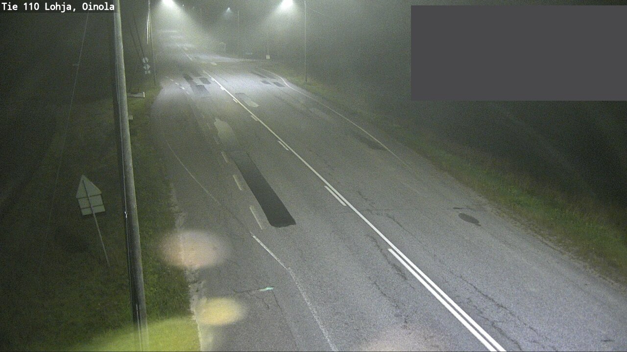 Weather Camera Image Väg 110 Lojo, Oinola, Lohja, Uusimaa