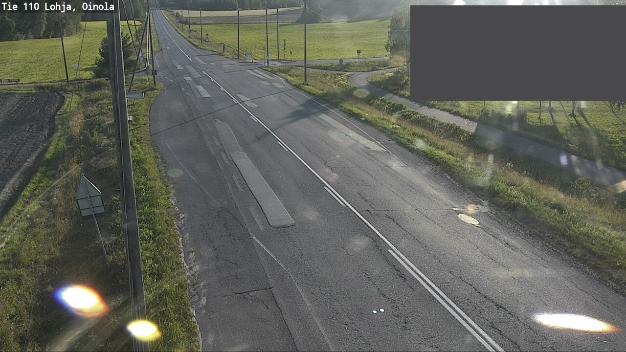 Weather Camera Image Väg 110 Lojo, Oinola, Lohja, Uusimaa
