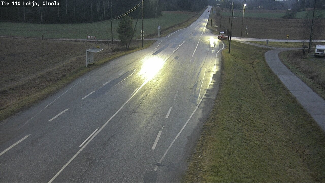 Weather Camera Image Väg 110 Lojo, Oinola, Lohja, Uusimaa