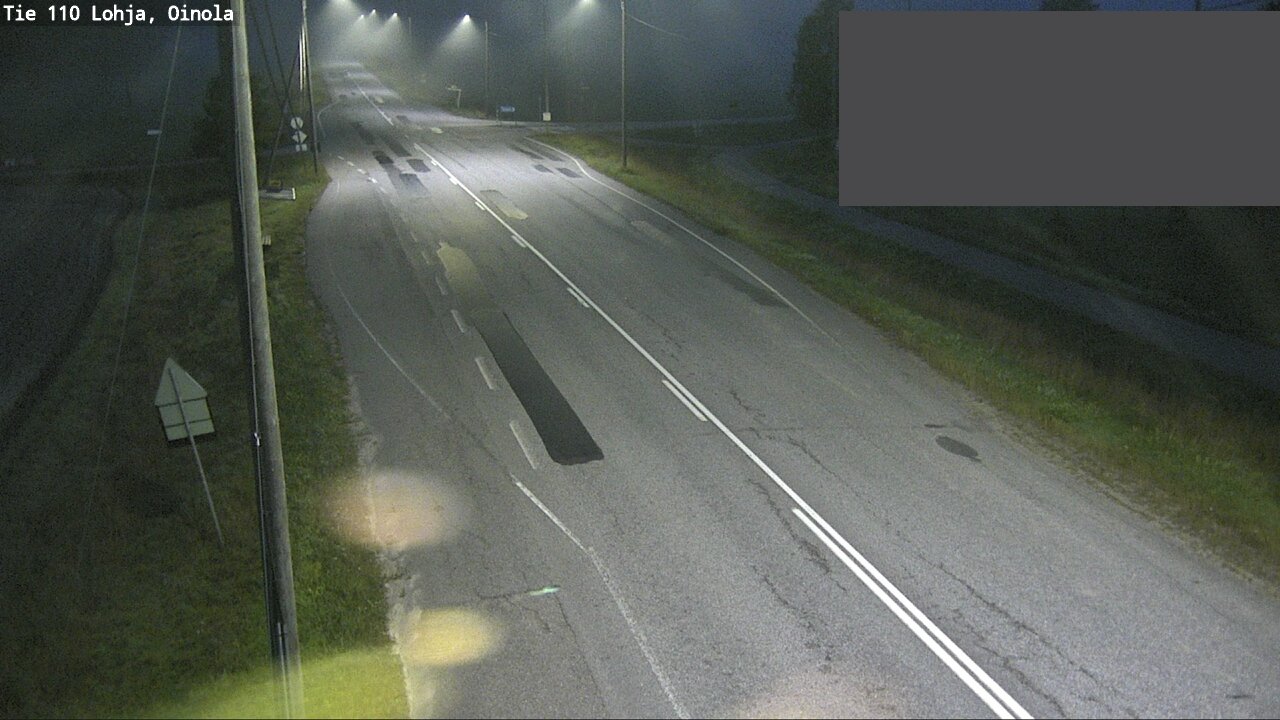 Weather Camera Image Väg 110 Lojo, Oinola, Lohja, Uusimaa