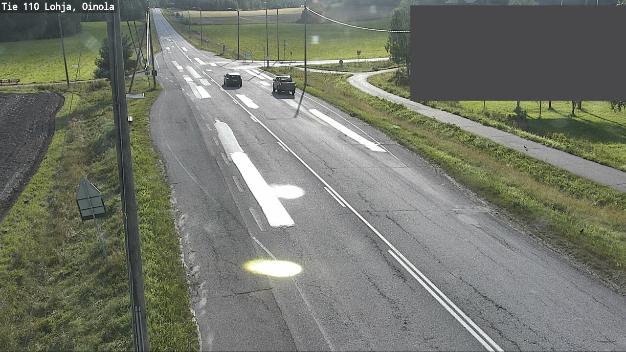 Weather Camera Image Väg 110 Lojo, Oinola, Lohja, Uusimaa