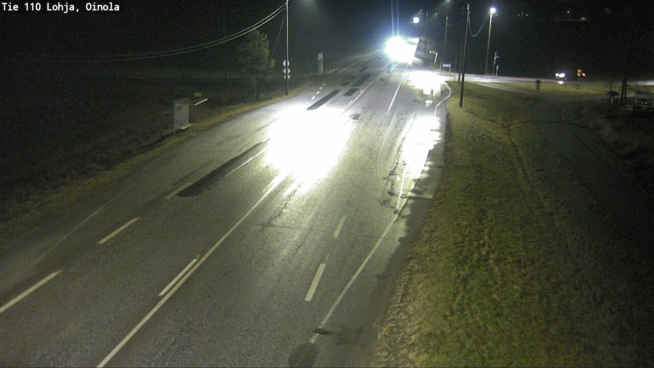 Weather Camera Image Väg 110 Lojo, Oinola, Lohja, Uusimaa