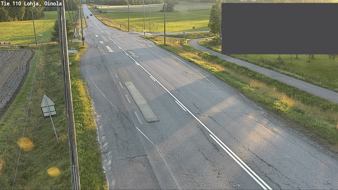 Weather Camera Image Väg 110 Lojo, Oinola, Lohja, Uusimaa
