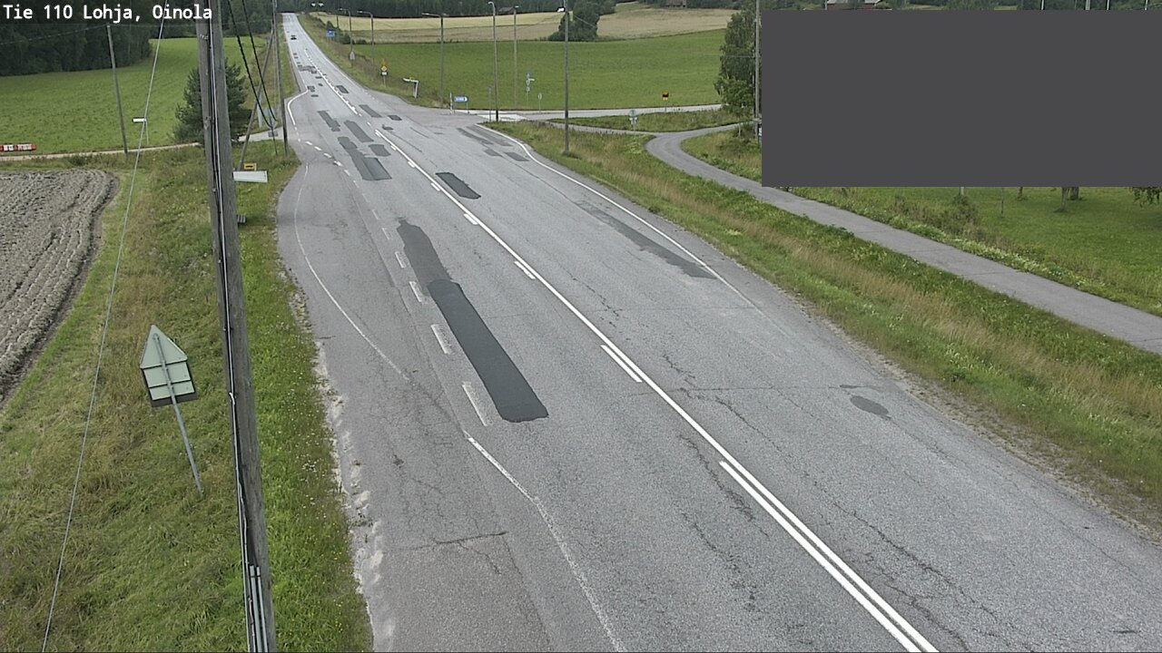 Weather Camera Image Väg 110 Lojo, Oinola, Lohja, Uusimaa