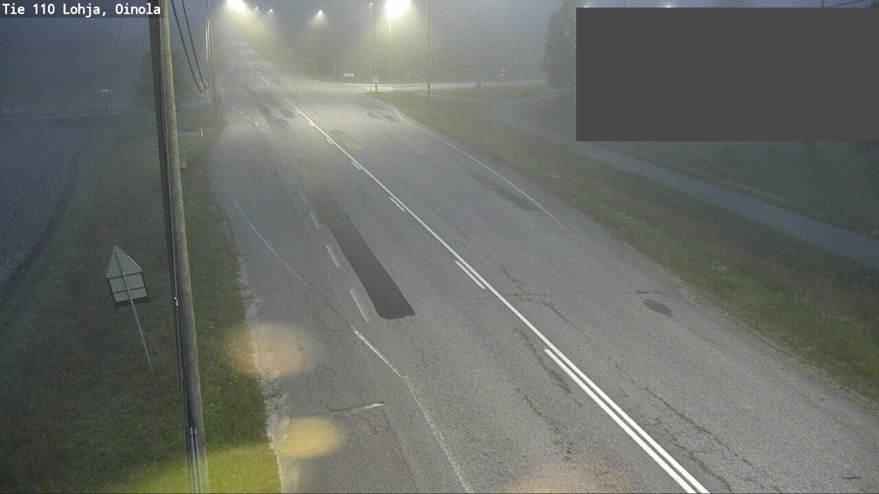 Weather Camera Image Väg 110 Lojo, Oinola, Lohja, Uusimaa