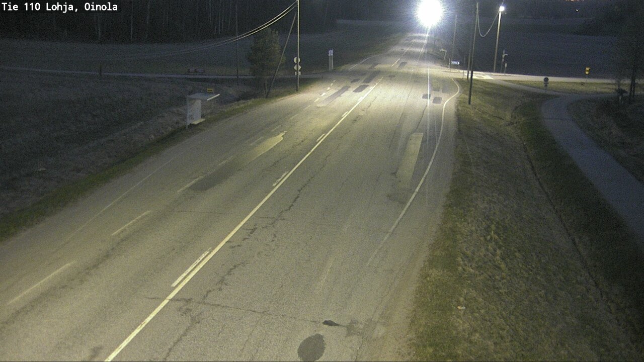 Weather Camera Image Road 110 Lohja, Oinola, Lohja, Uusimaa