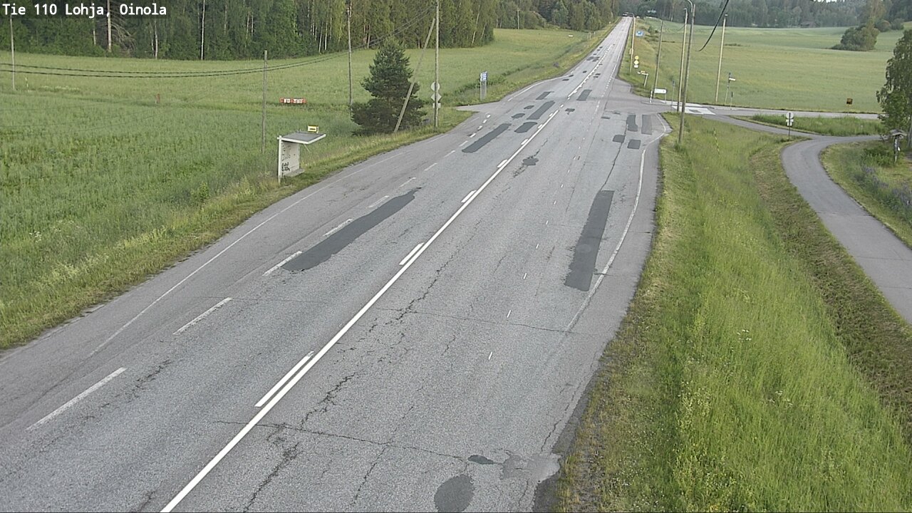 Weather Camera Image Road 110 Lohja, Oinola, Lohja, Uusimaa