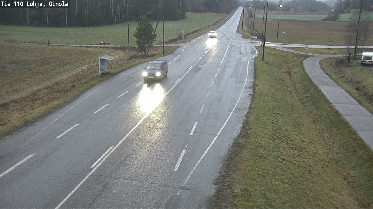 Weather Camera Image Väg 110 Lojo, Oinola, Lohja, Uusimaa