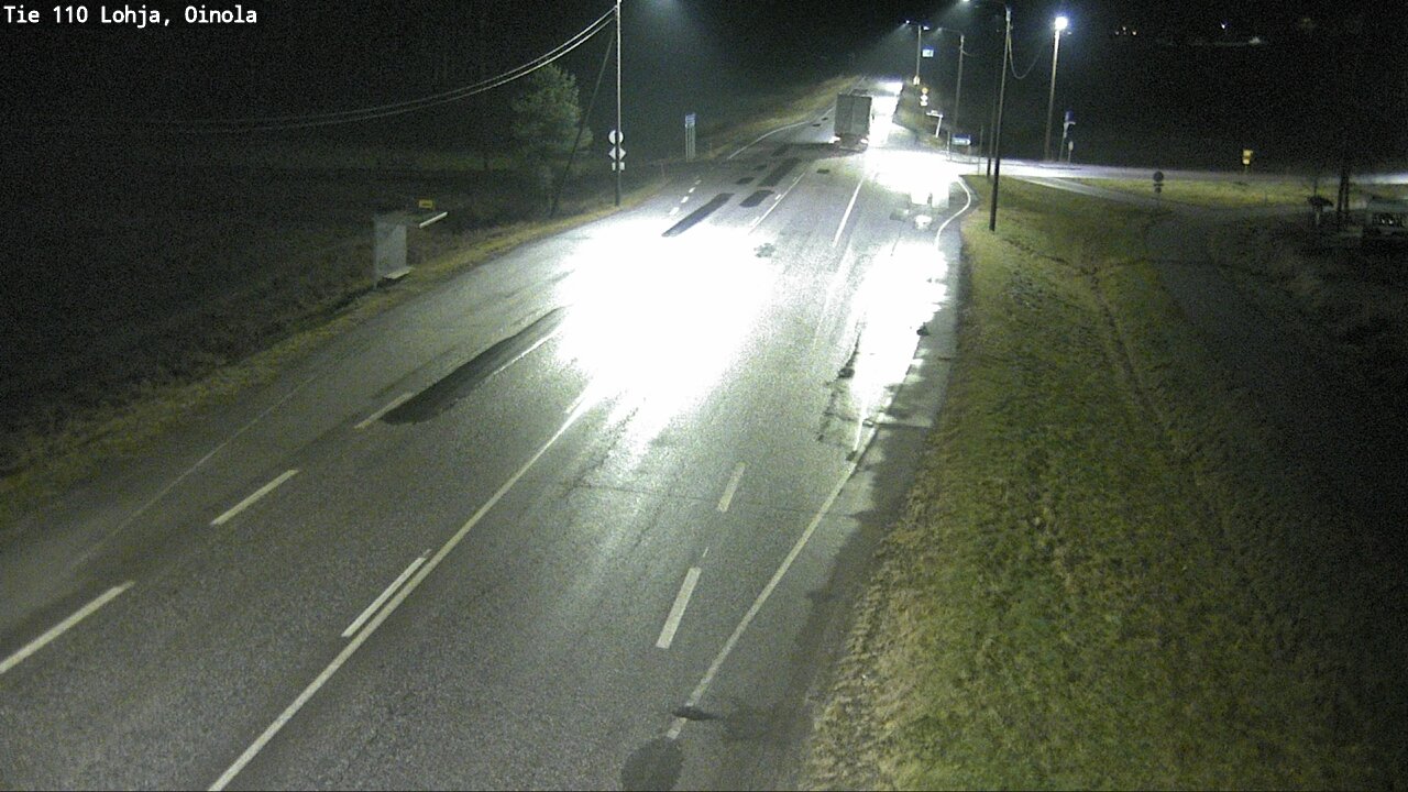Weather Camera Image Väg 110 Lojo, Oinola, Lohja, Uusimaa
