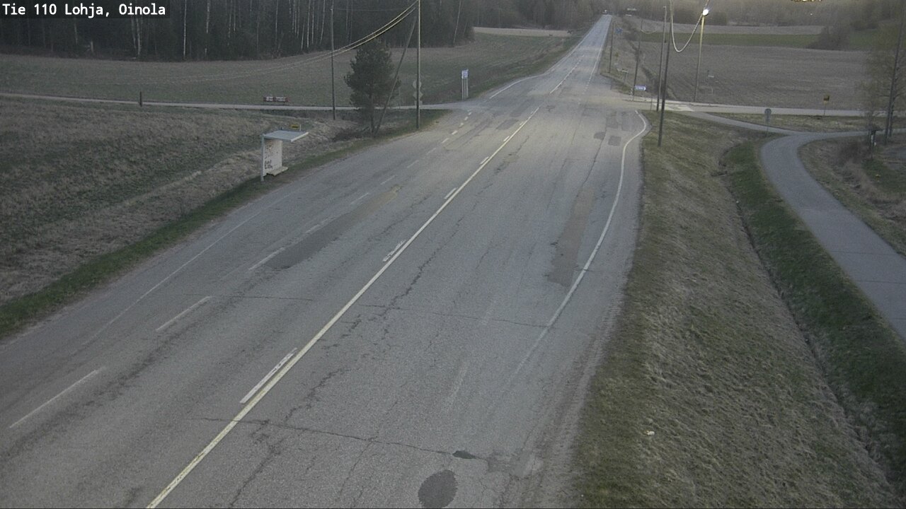 Weather Camera Image Road 110 Lohja, Oinola, Lohja, Uusimaa
