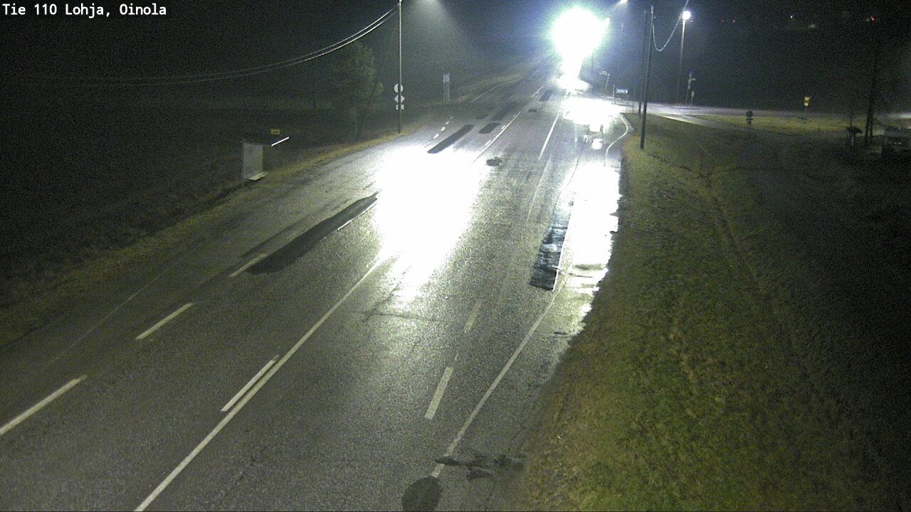 Weather Camera Image Väg 110 Lojo, Oinola, Lohja, Uusimaa