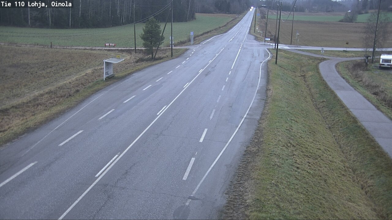 Weather Camera Image Väg 110 Lojo, Oinola, Lohja, Uusimaa