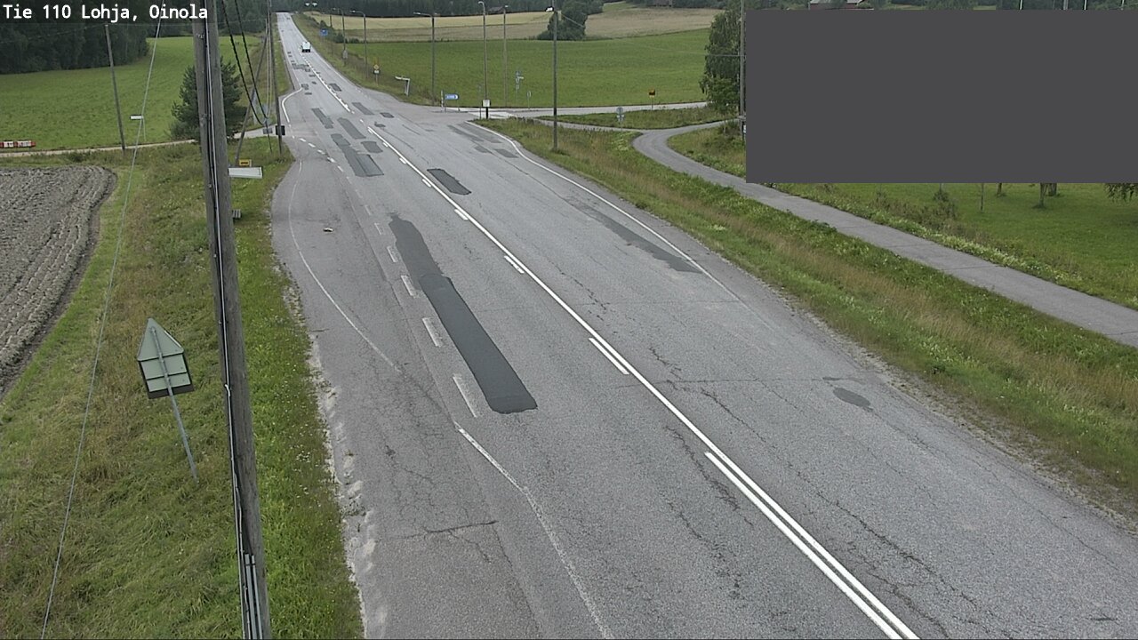 Weather Camera Image Road 110 Lohja, Oinola, Lohja, Uusimaa