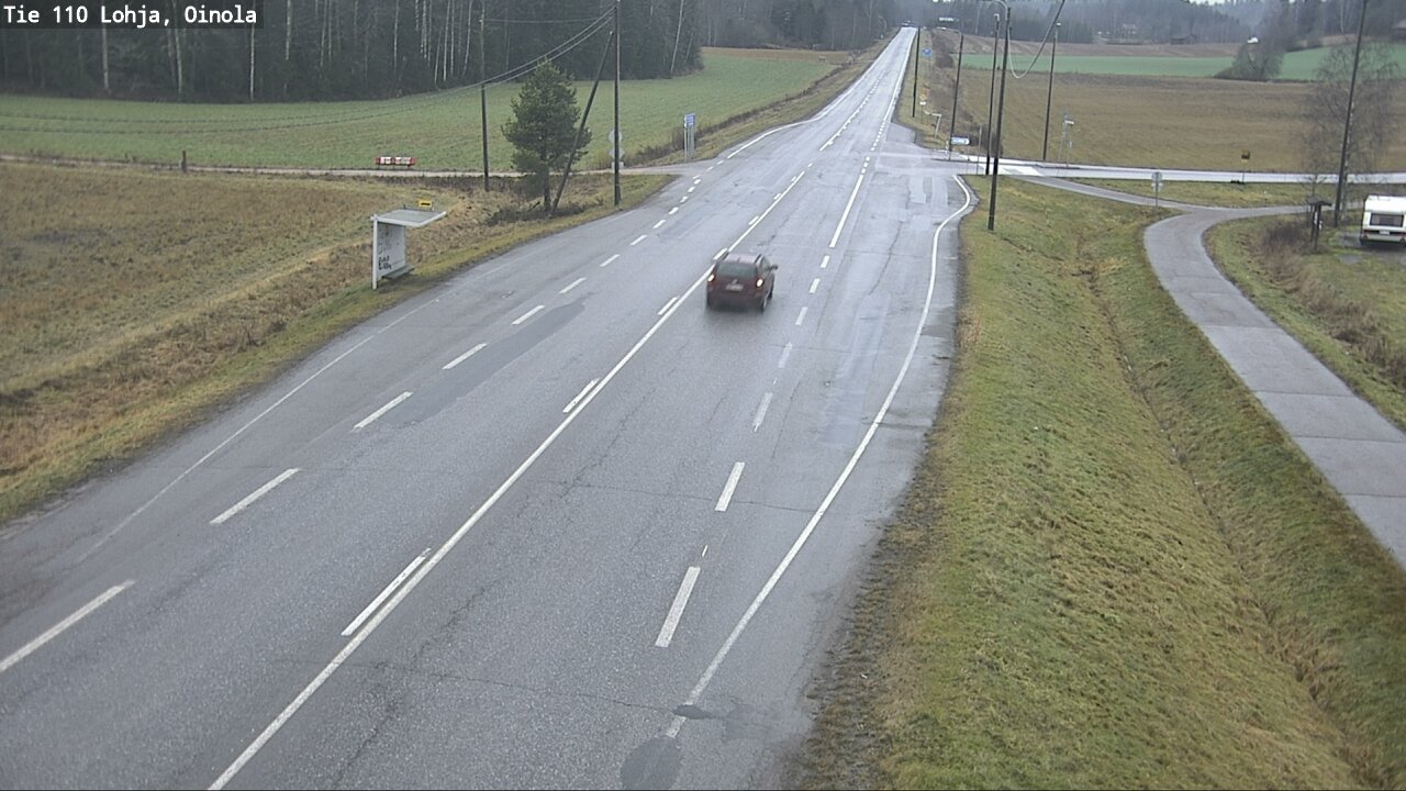 Weather Camera Image Väg 110 Lojo, Oinola, Lohja, Uusimaa