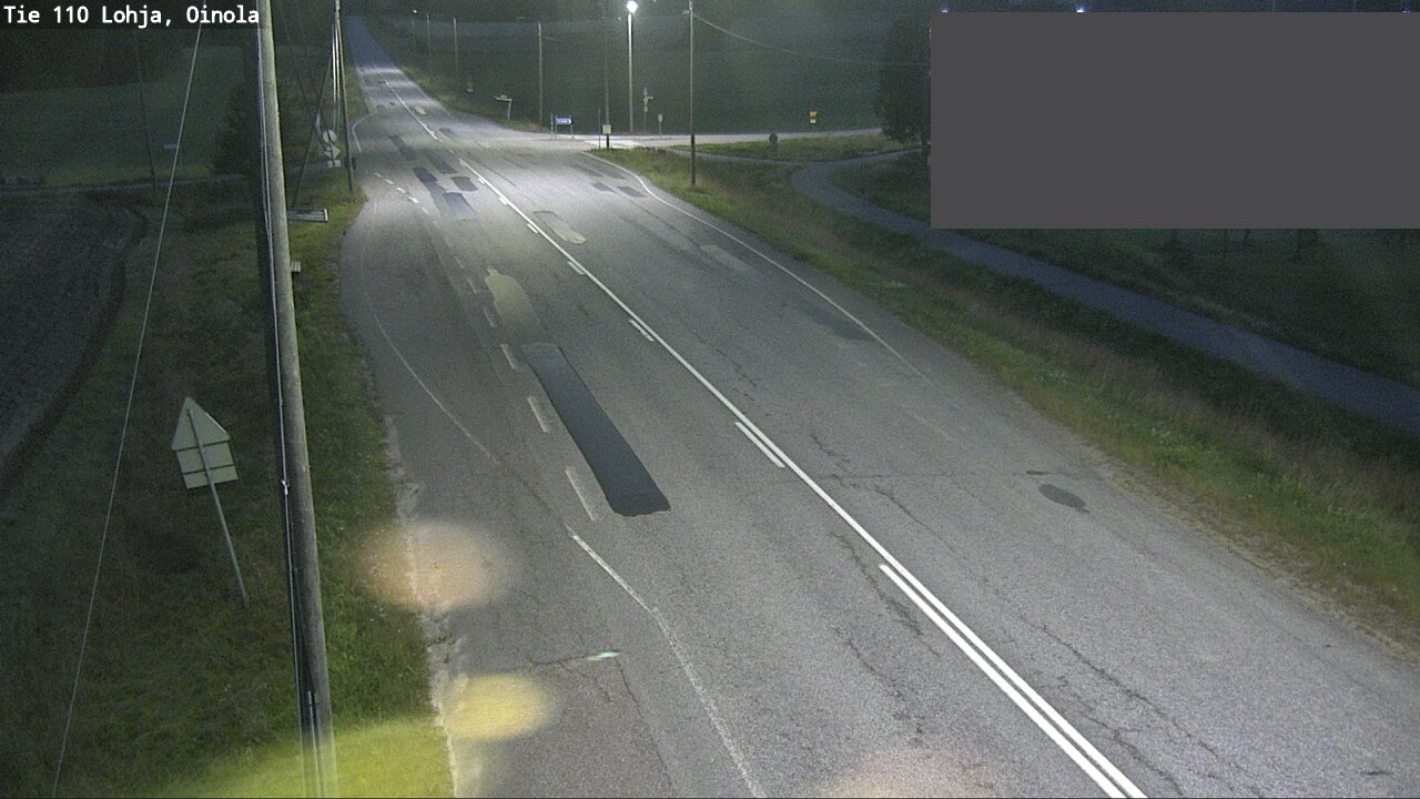 Weather Camera Image Väg 110 Lojo, Oinola, Lohja, Uusimaa