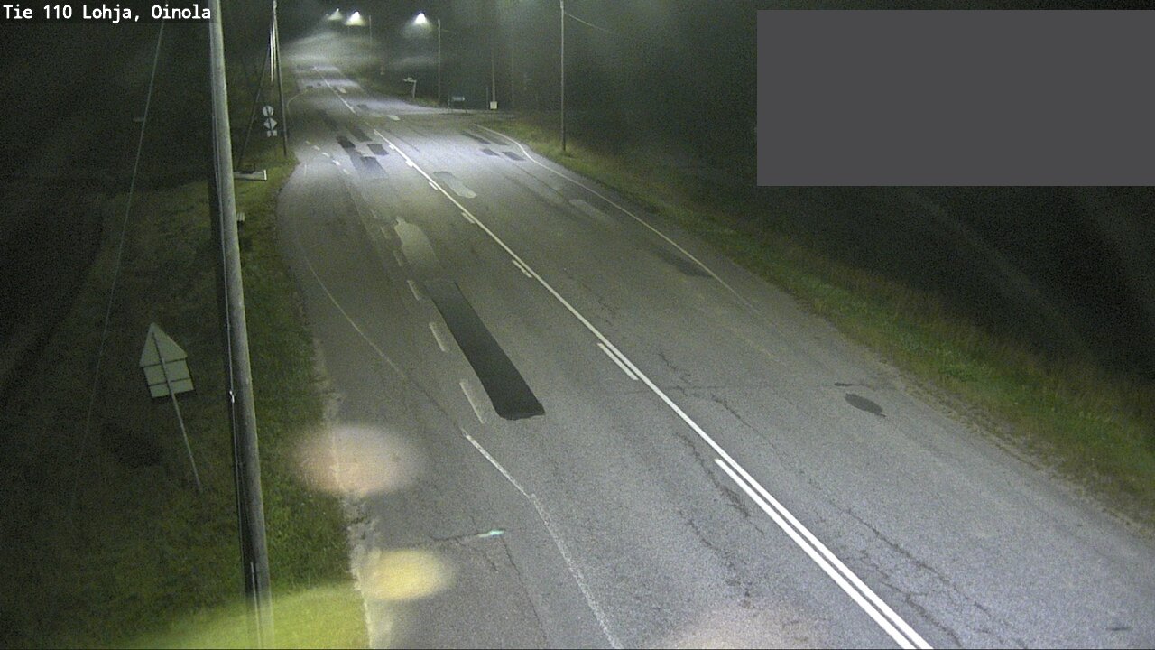 Weather Camera Image Väg 110 Lojo, Oinola, Lohja, Uusimaa