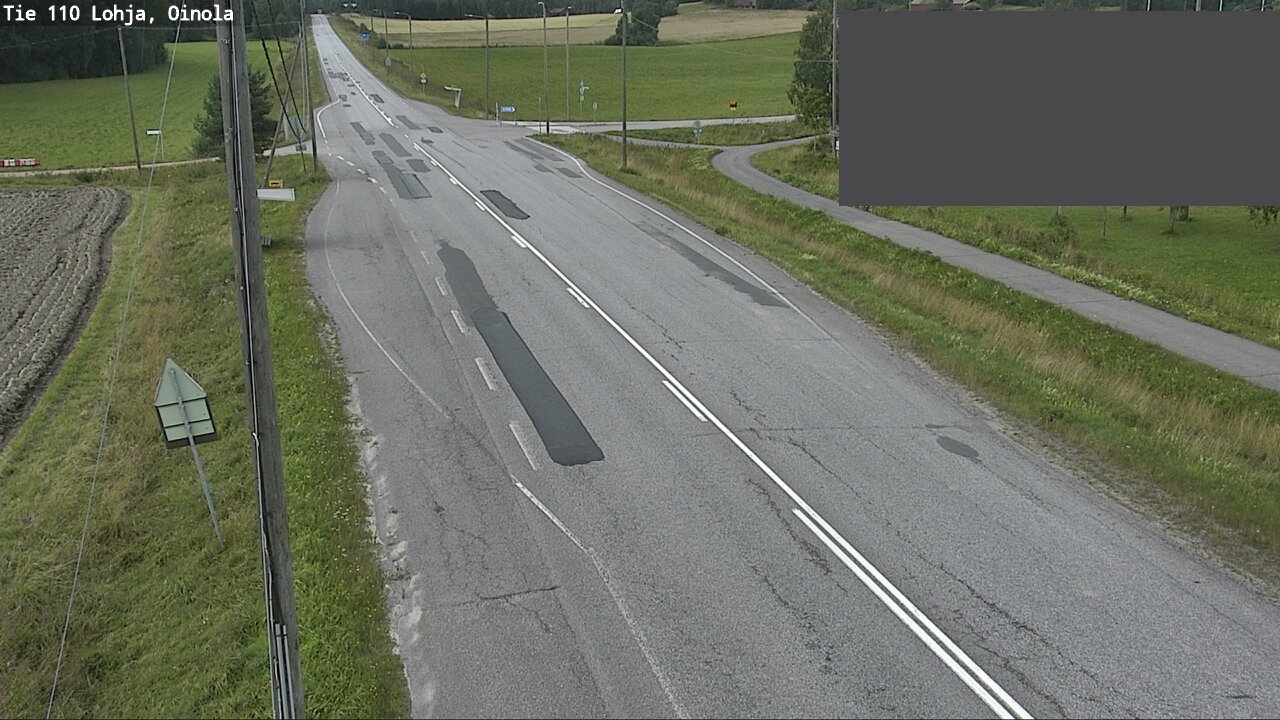 Weather Camera Image Väg 110 Lojo, Oinola, Lohja, Uusimaa