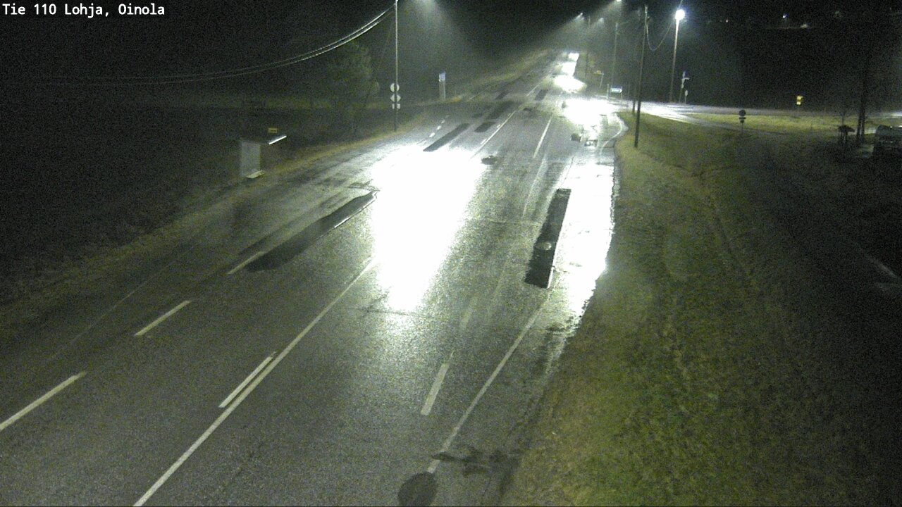 Weather Camera Image Väg 110 Lojo, Oinola, Lohja, Uusimaa