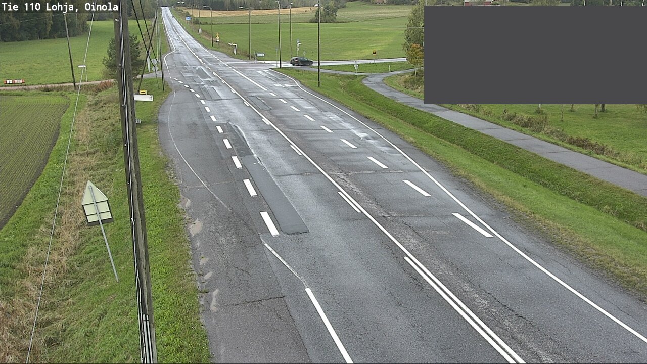Weather Camera Image Väg 110 Lojo, Oinola, Lohja, Uusimaa