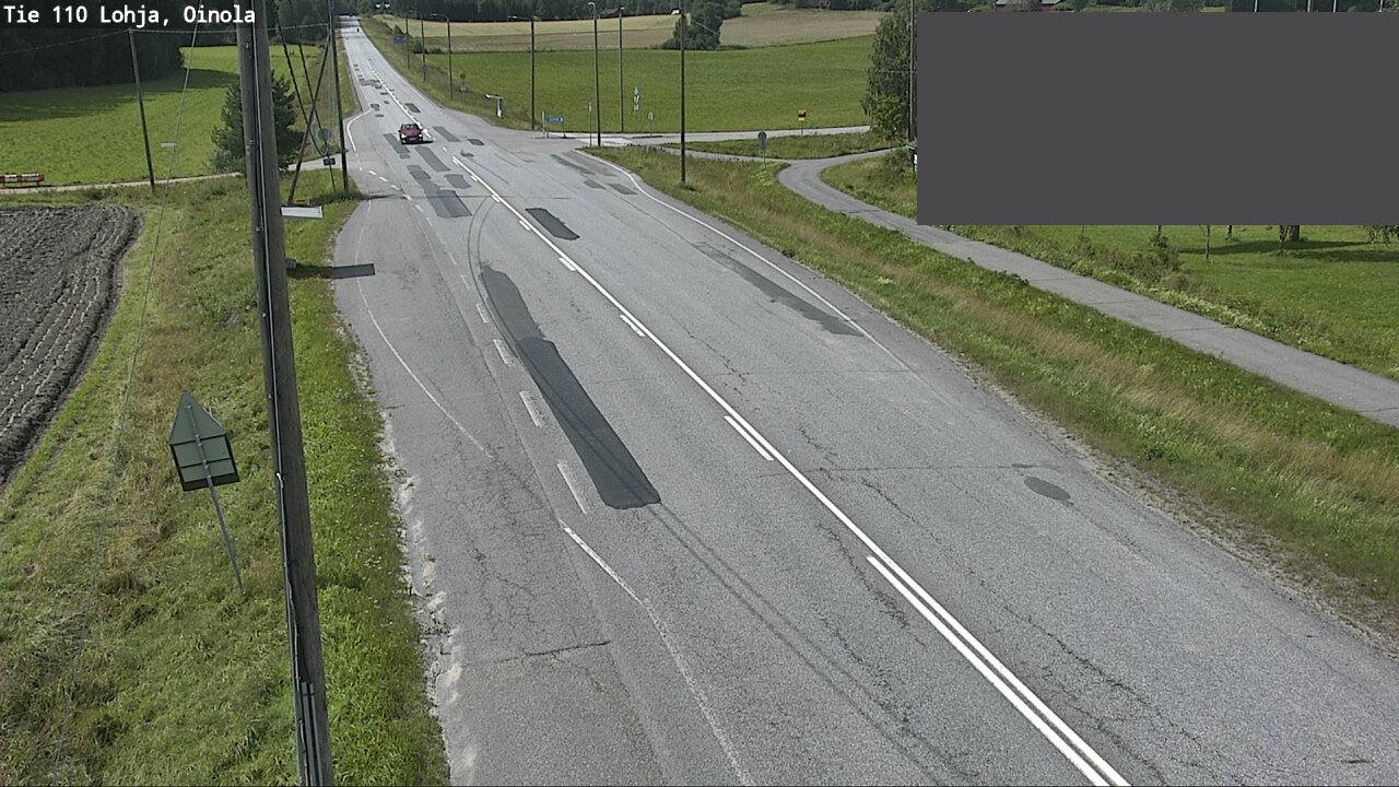 Weather Camera Image Väg 110 Lojo, Oinola, Lohja, Uusimaa