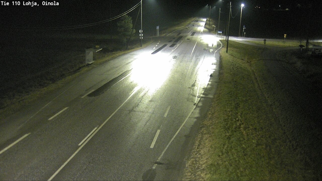 Weather Camera Image Väg 110 Lojo, Oinola, Lohja, Uusimaa