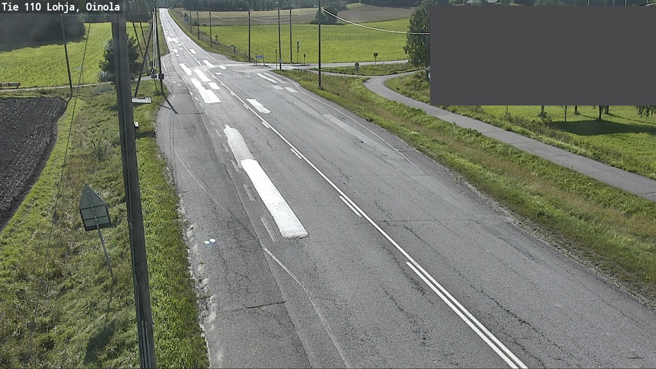 Weather Camera Image Väg 110 Lojo, Oinola, Lohja, Uusimaa