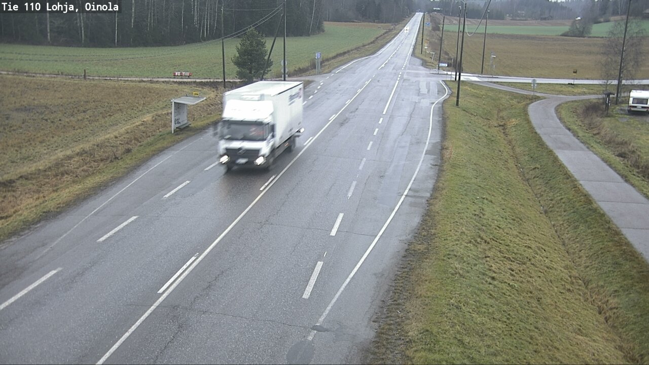 Weather Camera Image Väg 110 Lojo, Oinola, Lohja, Uusimaa