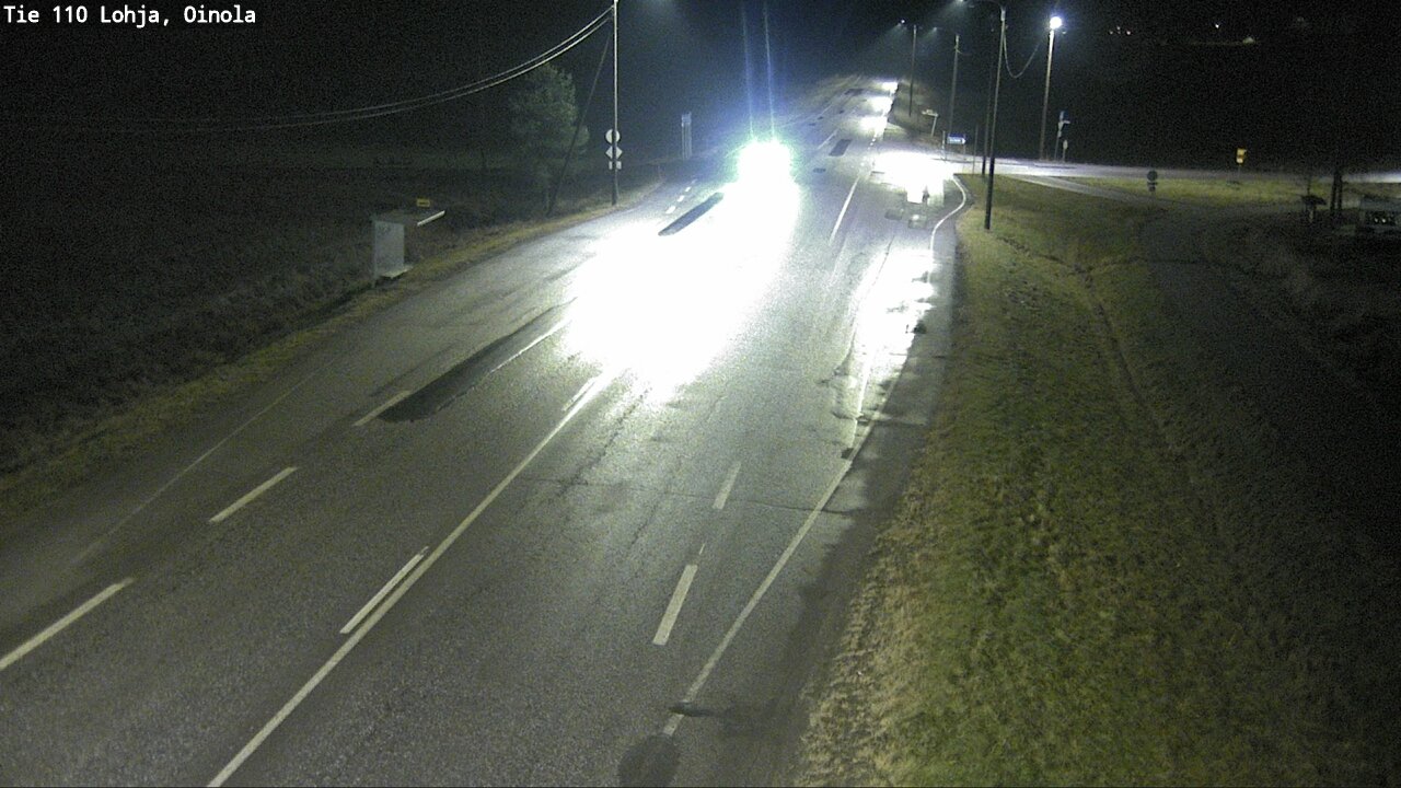 Weather Camera Image Väg 110 Lojo, Oinola, Lohja, Uusimaa