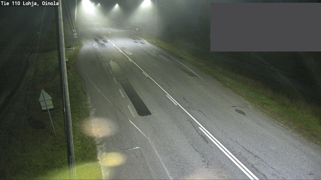 Weather Camera Image Väg 110 Lojo, Oinola, Lohja, Uusimaa