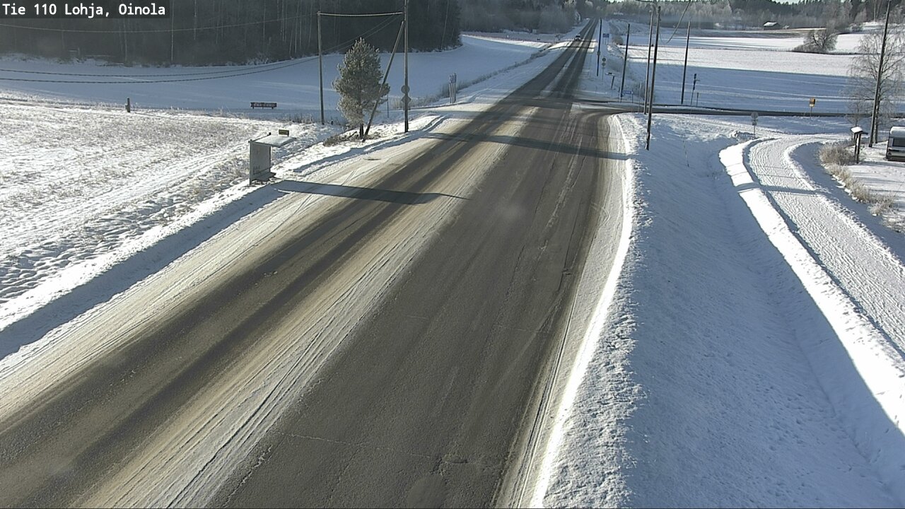 Weather Camera Image Road 110 Lohja, Oinola, Lohja, Uusimaa