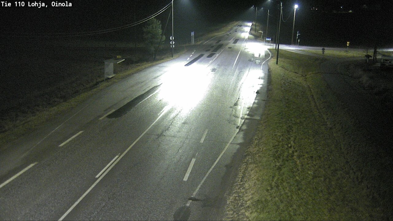 Weather Camera Image Väg 110 Lojo, Oinola, Lohja, Uusimaa