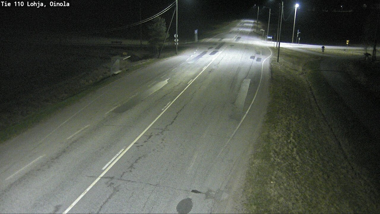 Weather Camera Image Road 110 Lohja, Oinola, Lohja, Uusimaa