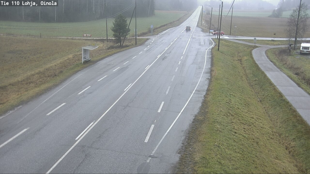 Weather Camera Image Väg 110 Lojo, Oinola, Lohja, Uusimaa