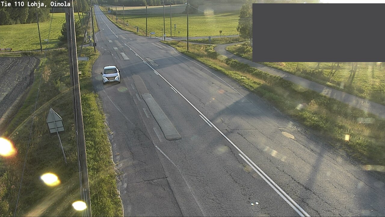 Weather Camera Image Väg 110 Lojo, Oinola, Lohja, Uusimaa