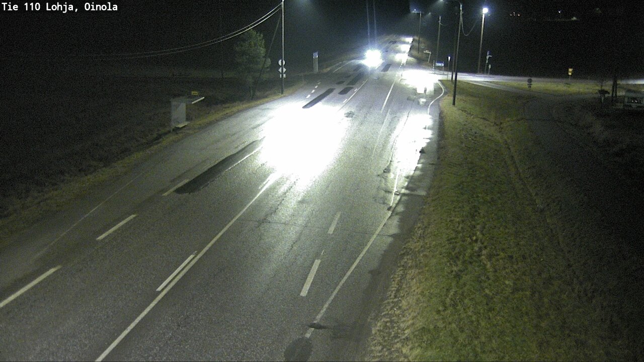 Weather Camera Image Väg 110 Lojo, Oinola, Lohja, Uusimaa
