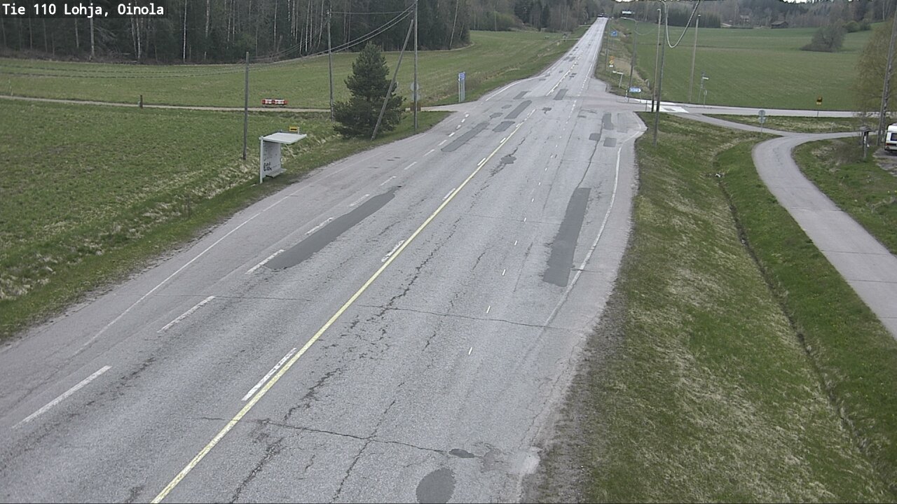 Weather Camera Image Road 110 Lohja, Oinola, Lohja, Uusimaa
