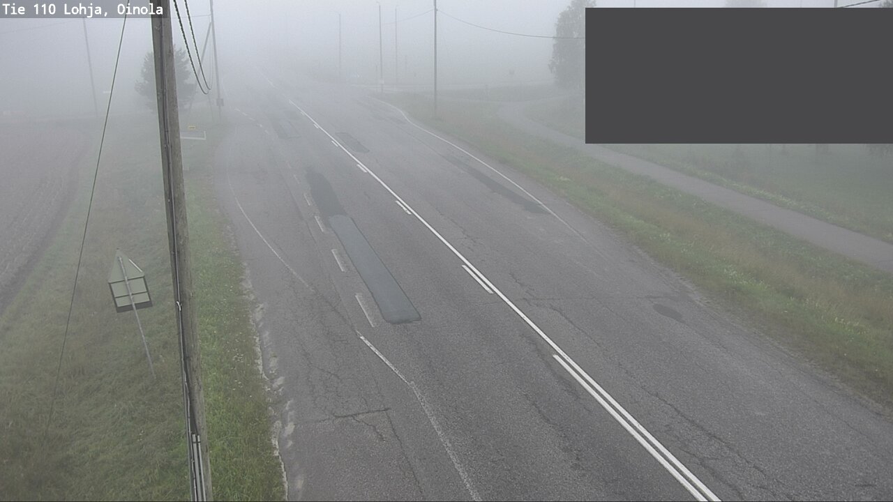 Weather Camera Image Väg 110 Lojo, Oinola, Lohja, Uusimaa