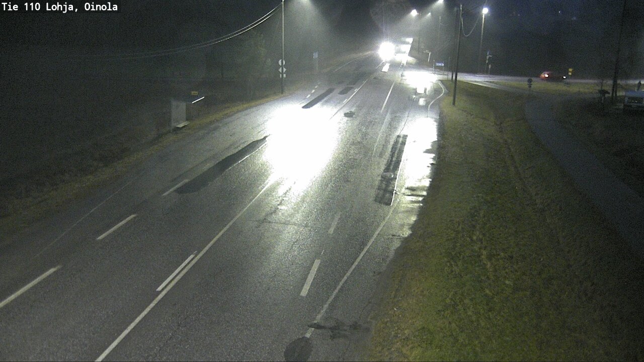 Weather Camera Image Väg 110 Lojo, Oinola, Lohja, Uusimaa
