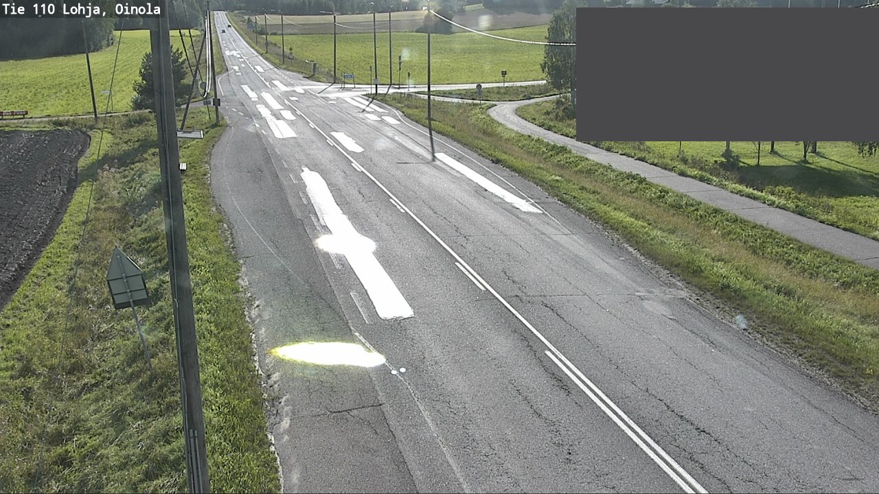 Weather Camera Image Väg 110 Lojo, Oinola, Lohja, Uusimaa