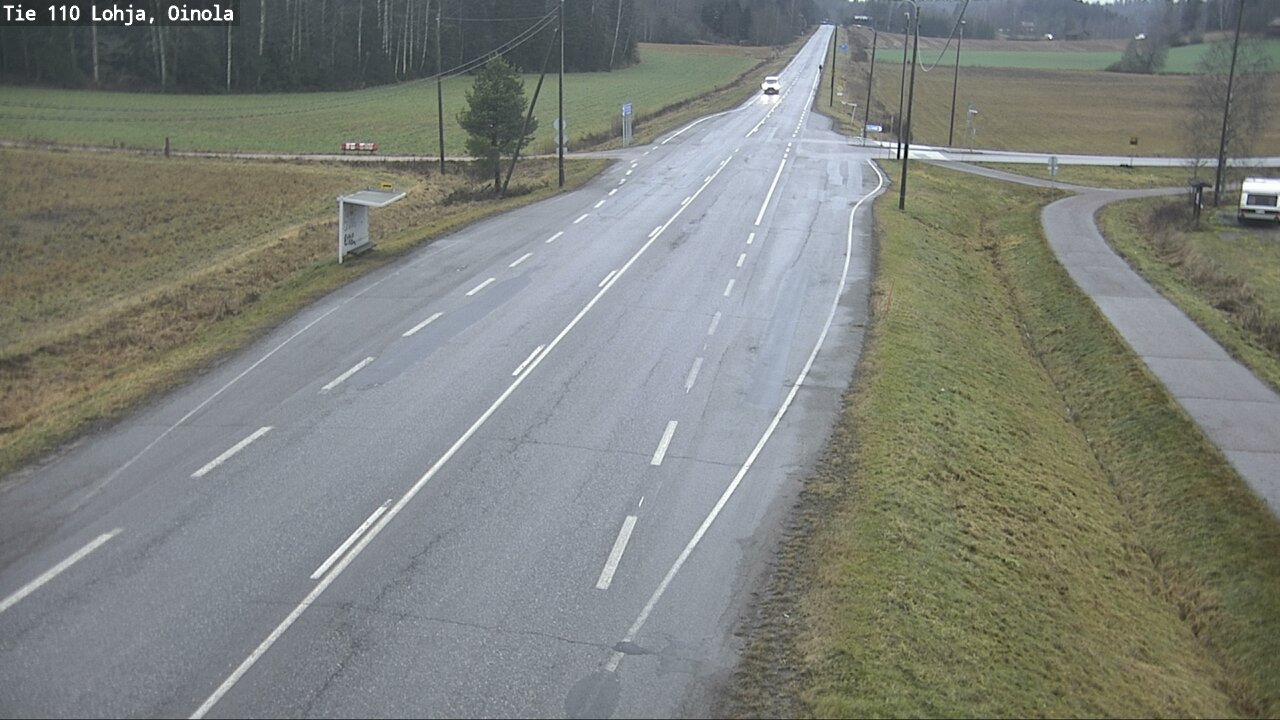 Weather Camera Image Väg 110 Lojo, Oinola, Lohja, Uusimaa