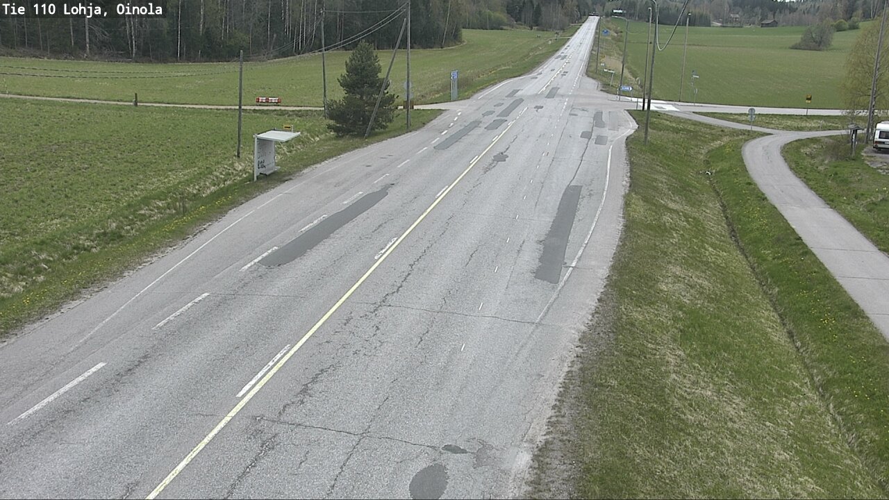 Weather Camera Image Road 110 Lohja, Oinola, Lohja, Uusimaa