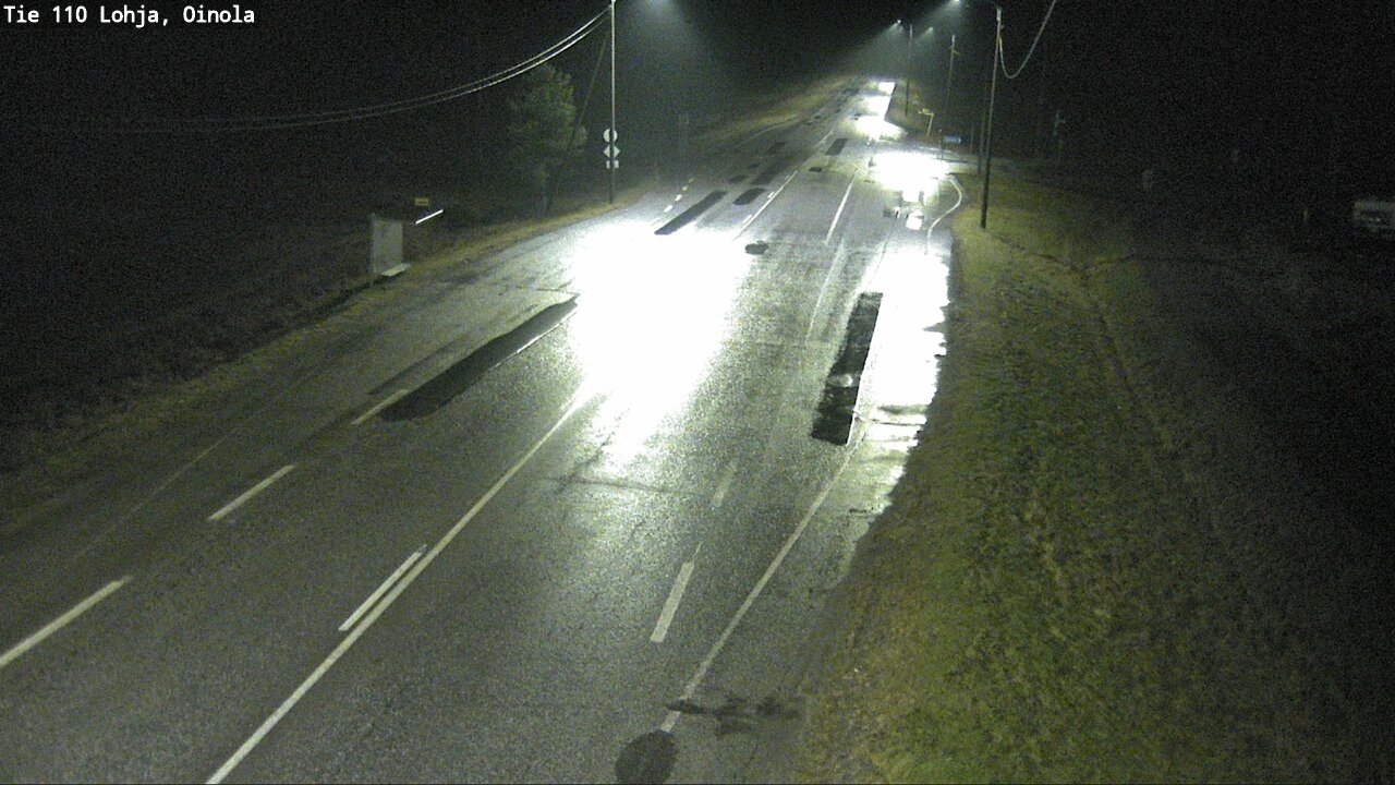 Weather Camera Image Väg 110 Lojo, Oinola, Lohja, Uusimaa